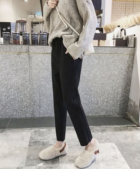 sideline tapered pants / 2color　hm1860