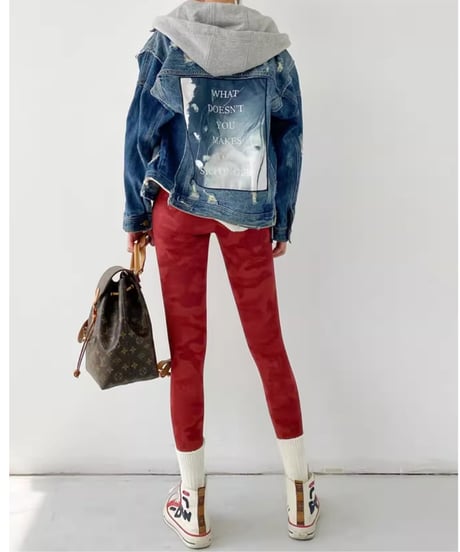 camouflage leggings / 3color　hm1929