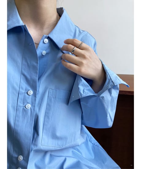 double button shirt / 2color　hm2053