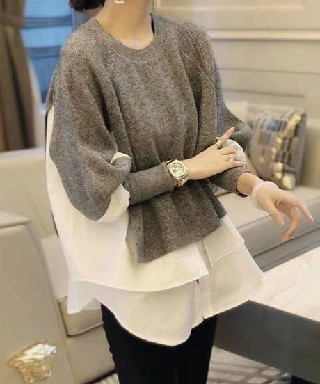 docking shirt tops / 3color　hm1799