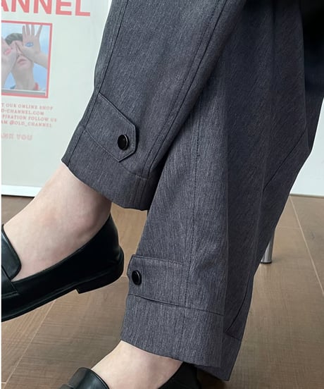 adjustable wide pants / 2color　hm1712