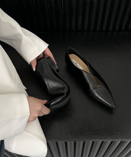 pointed toe pumps / 4color　hm1351