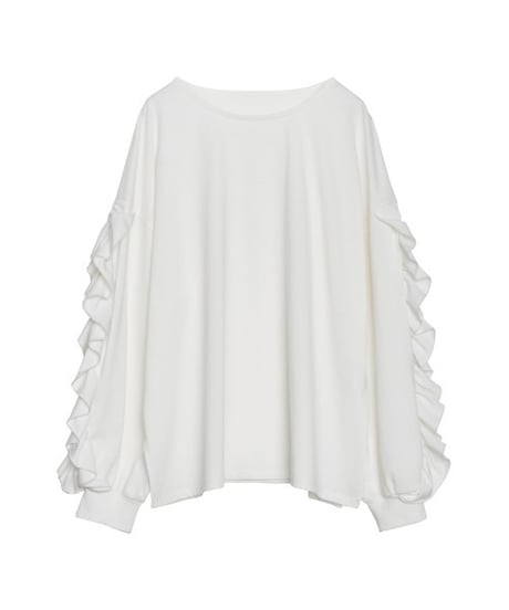 ruffle sleeve pullover / 2color　hm2658