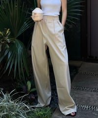 stripe tuck pants / 3color　hm1597