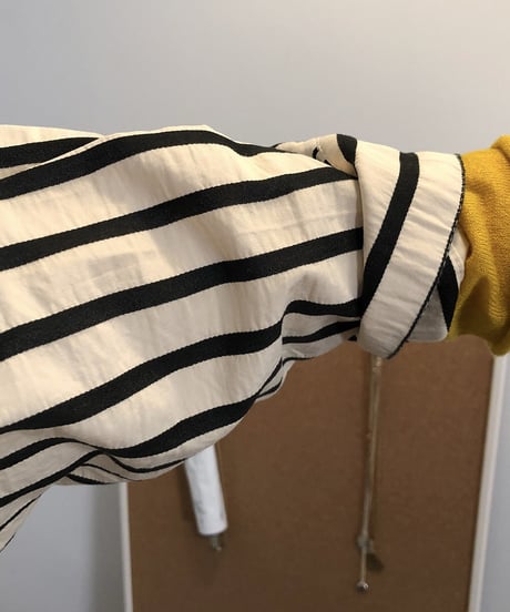 loose-fit striped shirt / 2color　hm1685