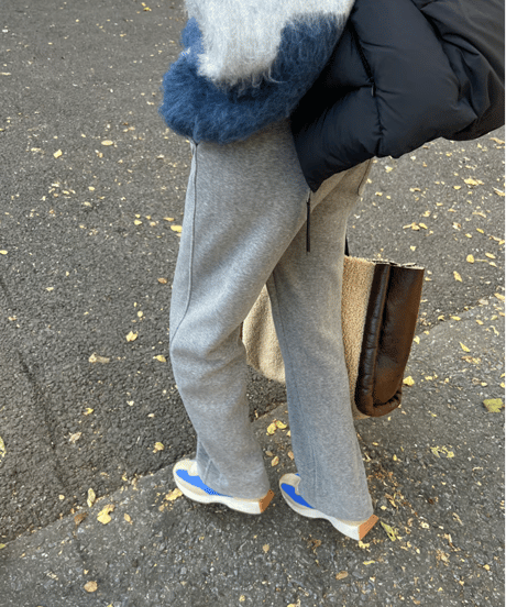 fleece thickened pants / 2color　hm1064