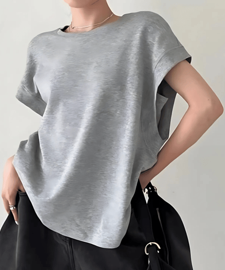 wide shoulder t-shirt / 5color　hm1348