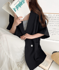 short sleeve jacket / 3color　hm2967