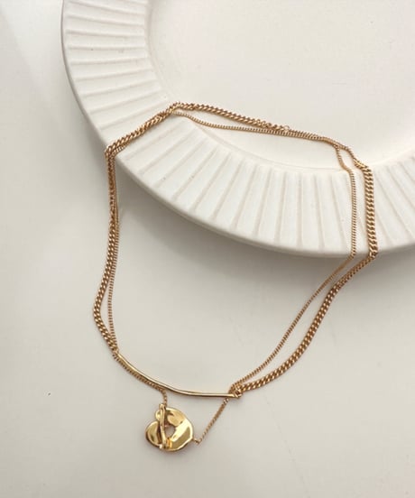 long necklace / 2color　hm1252