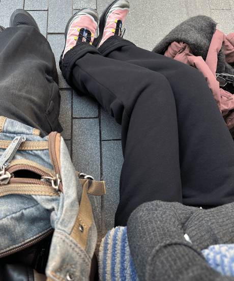 back boa sweat pants / 2color　hm1127