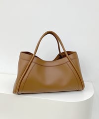 soft leather basket bag / 6color　hm1859