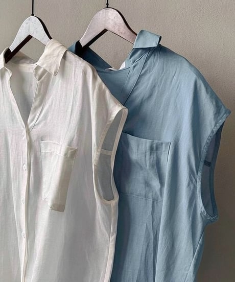 linen casual shirt / 2color　hm2288