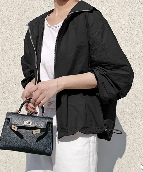 light zip blouson / 3color　hm2845