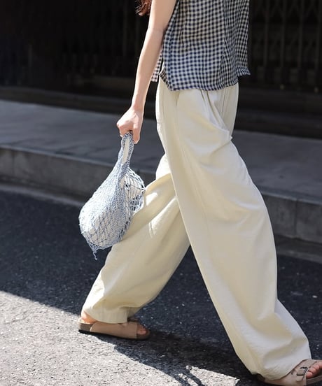 tuck wide pants / 3color　hm2110