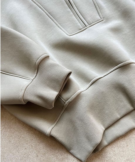 sweatshirt half zip pullover / 3color　hm1705