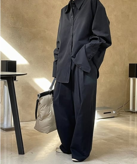 high waist wide pants / 2color　hm1748