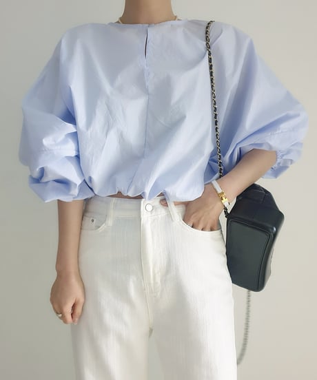 sleeve conscious blouse / 3color　hm1516