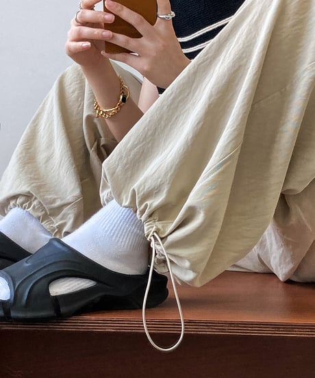 casual wide pants / 2color　hm2061