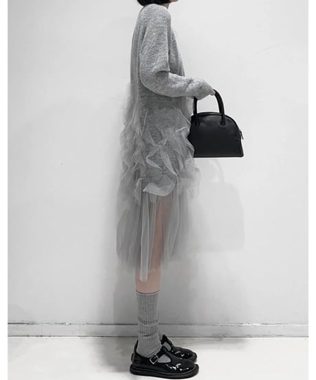 docking knit dress / 2color　hm1905