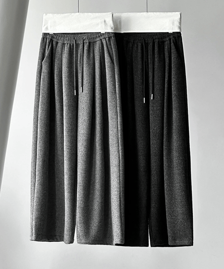 wide leg sweat pants / 2color　hm2738