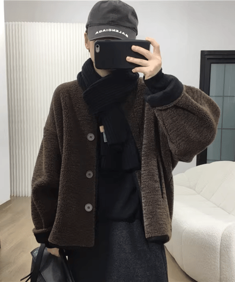 reversible boa blouson / 3color　hm2715