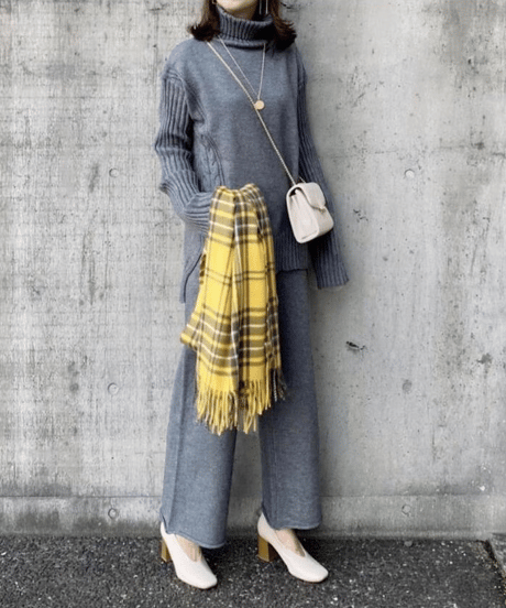 relaxed knit set-up / 3color　hm2567