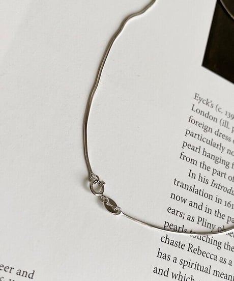 snake chain necklace / 2color　hm2018