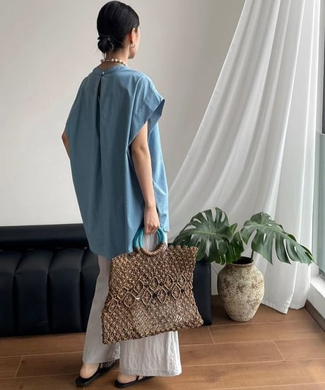 relax tuck blouse / 3color　hm2400