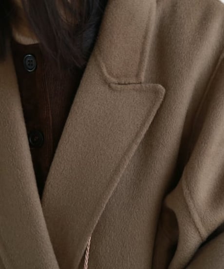 loose silhouette coat / 3color　hm1802