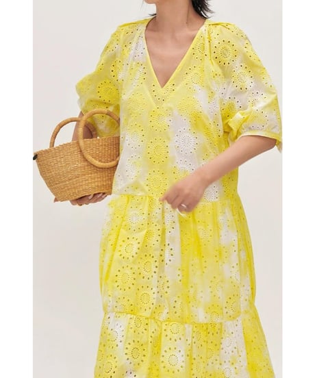 embroidered summer dress　hm2447