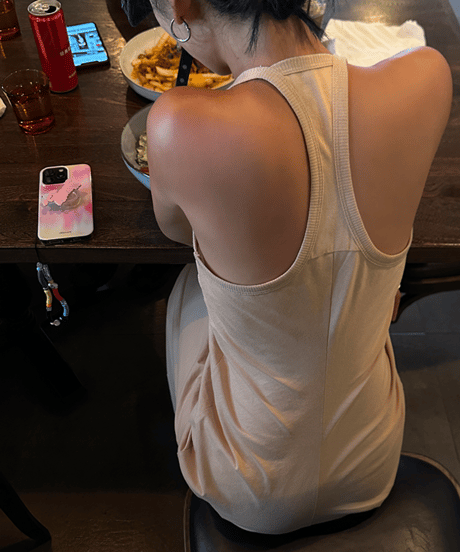 sleeveless slim dress / 5color　hm1615