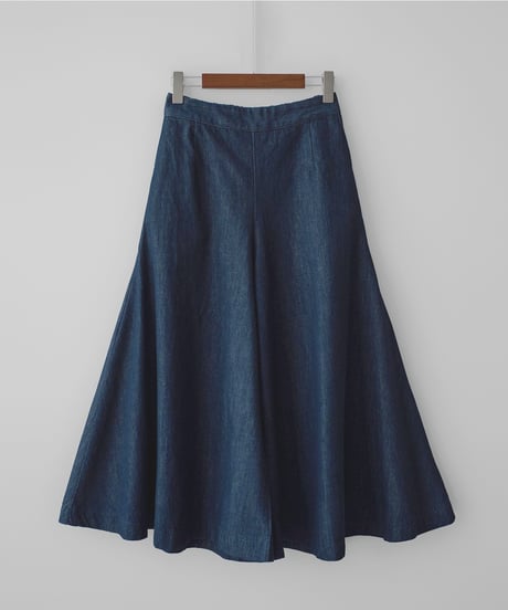 denim gaucho pants　hm1378