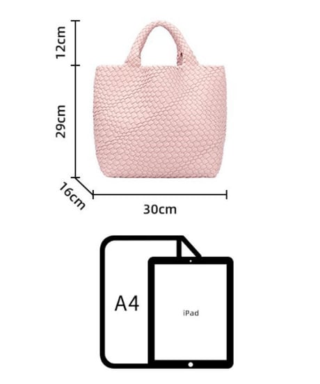 braided big tote bag / 9color　hm1926