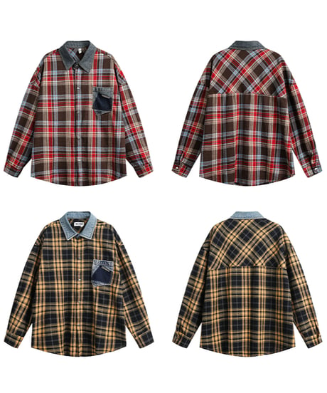 remake style shirt / 2color　hm1939