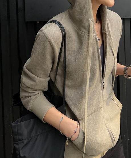 cotton simple hoodie / 2color　hm1313
