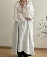 v-neck maxi dress / 2color　hm2537