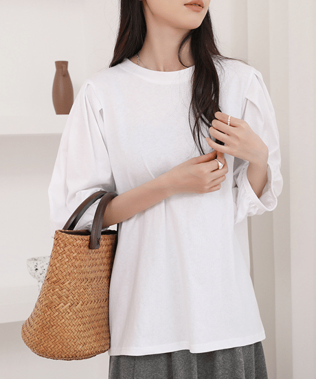 puff sleeve top / 7color　hm2960