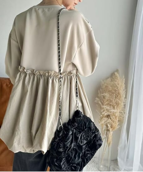 docking peplum top / 3color　hm2631