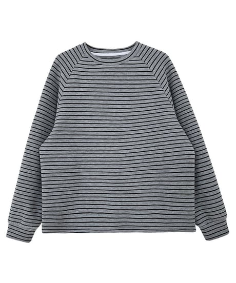 loose strip sweatshirt / 2color　hm2059