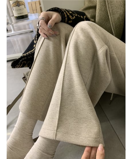 center press pants / 3color　hm2733