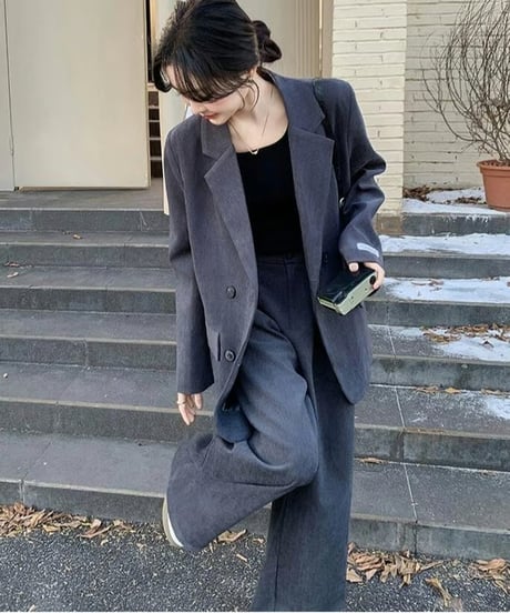 chic pants suit set　hm2508