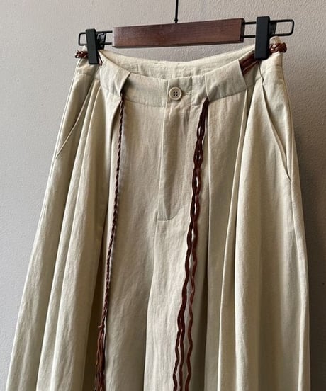 belted breeze pants / 2color　hm2227