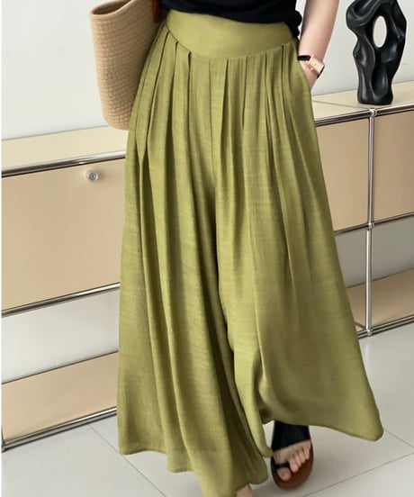 elegant wide pants / 3color 　hm1635