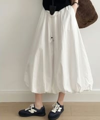 drawst baloon skirt / 3color　hm2265