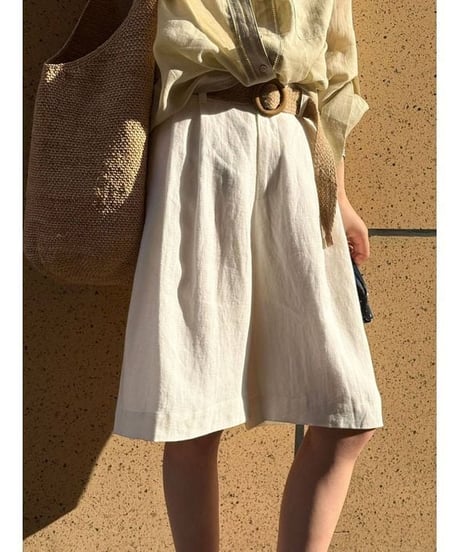 belted short pants　hm2279