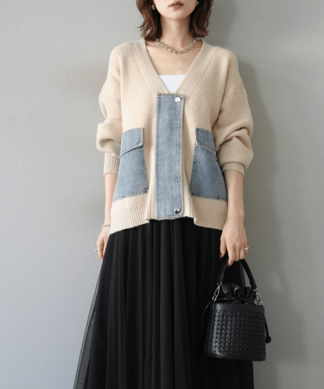 knit top & skirt set-up / 3color　hm2749