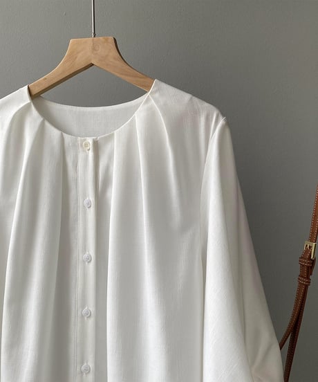sleeve conscious blouse / 2color　hm1680