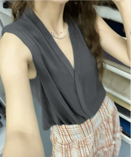 summer knit vest / 3color　hm2416
