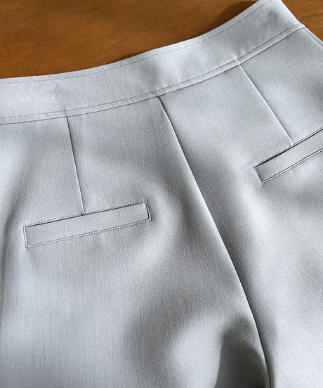 structured wide pants / 2color　hm2078