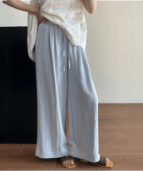 lightweight gauze pants / 7color　hm2237